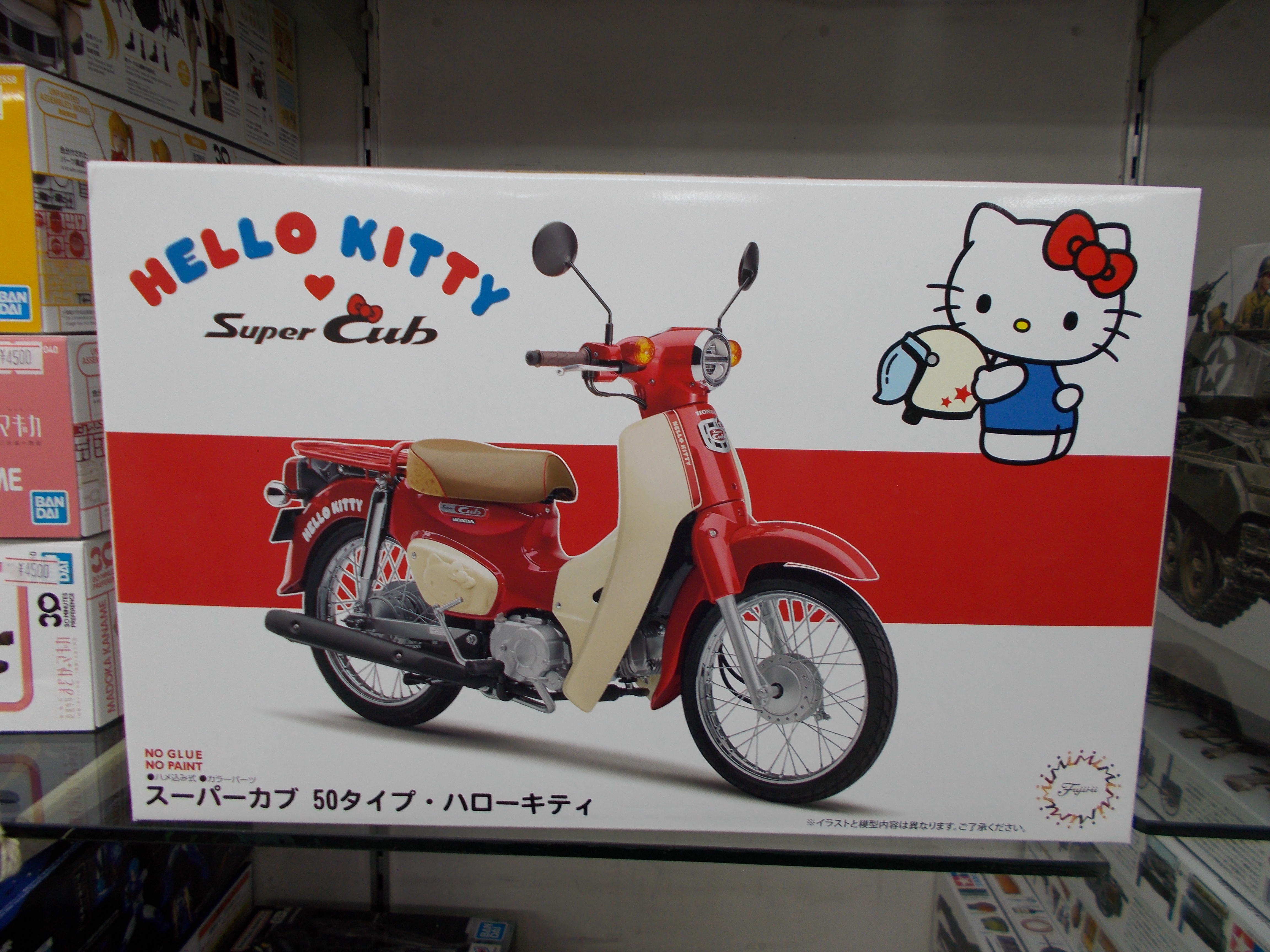 ✨1/12 NEXT1101 ホンダ スーパーカブ50タイプ・ハローキティ